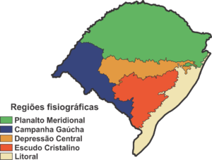 Regiões Fisiográficas do Rio Grande do Sul